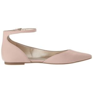 Bandolino Blush Ankle Strap Pointy Toe Ballet Flat